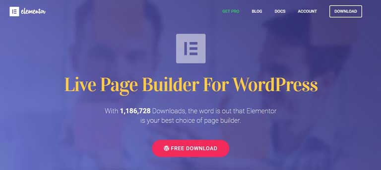 Elementor page builder بهترین برگه سازهای وردپرس